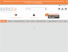 Tablet Screenshot of beautyshop24.de